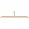Ekena Millwork Eugene Smooth Timber Gable Bracket, Douglas Fir, 108"W x 36"H x 3 1/2"D x 5 1/2"F, 8/12 Pitch GBW108X36X0406EUG00SDF - alternate 4